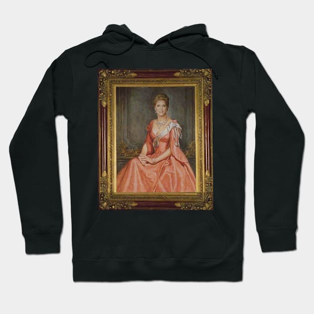 Julie Andrews Queen Clarisse Portrait Hoodie by baranskini